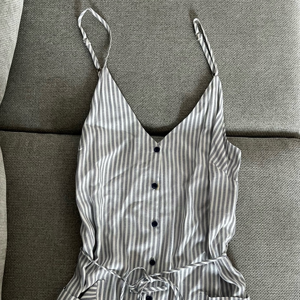 Jumpsuit with tie waist